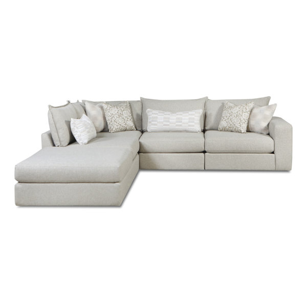 Southern Home Furnishings 5 Piece Upholstered Sectional Wayfair